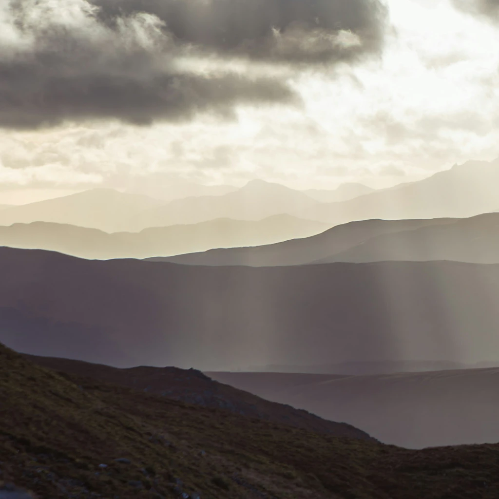 Mountain layers of the Trossachs
