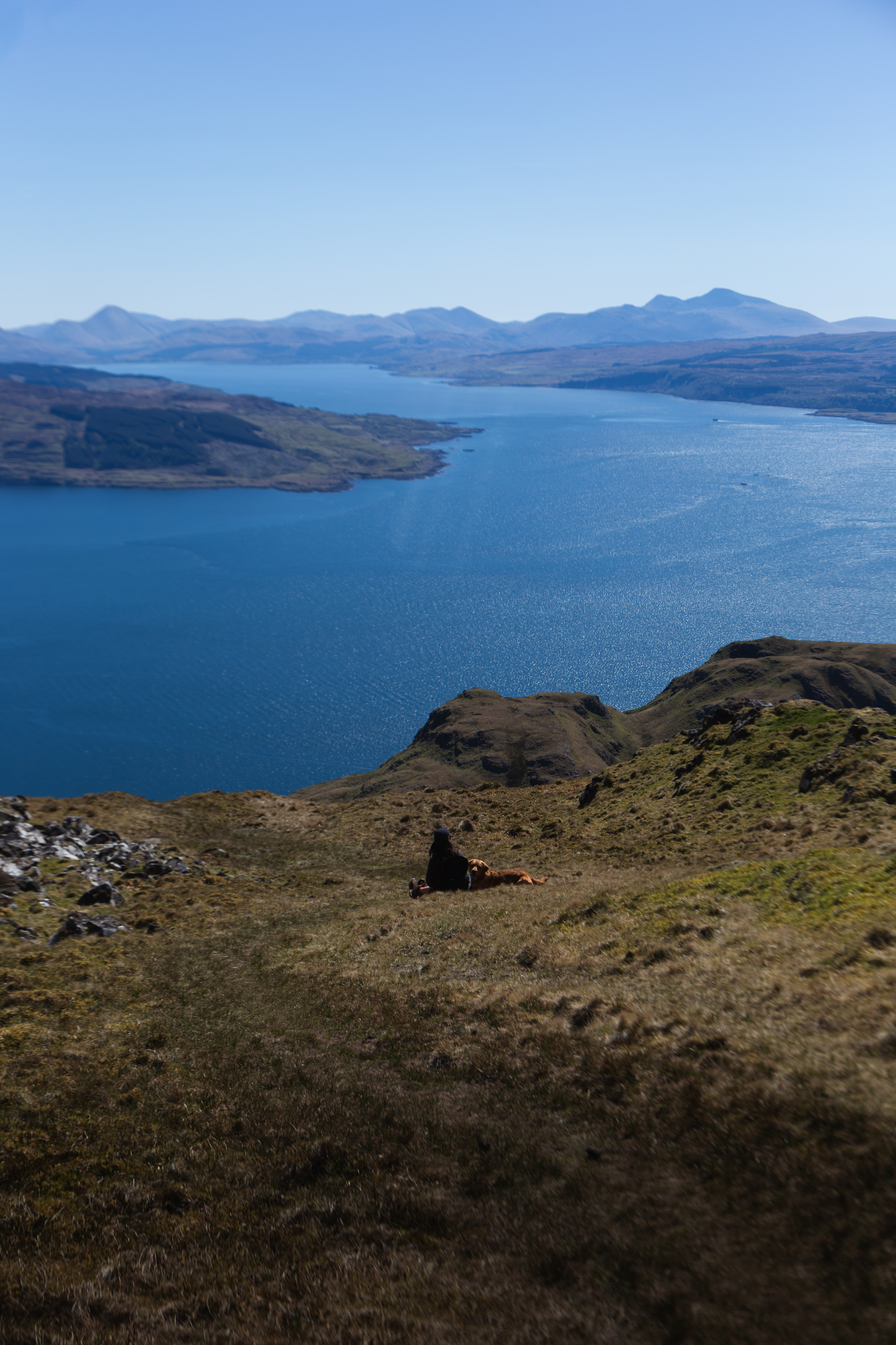 Kerry and Rudi on Ben Hiant