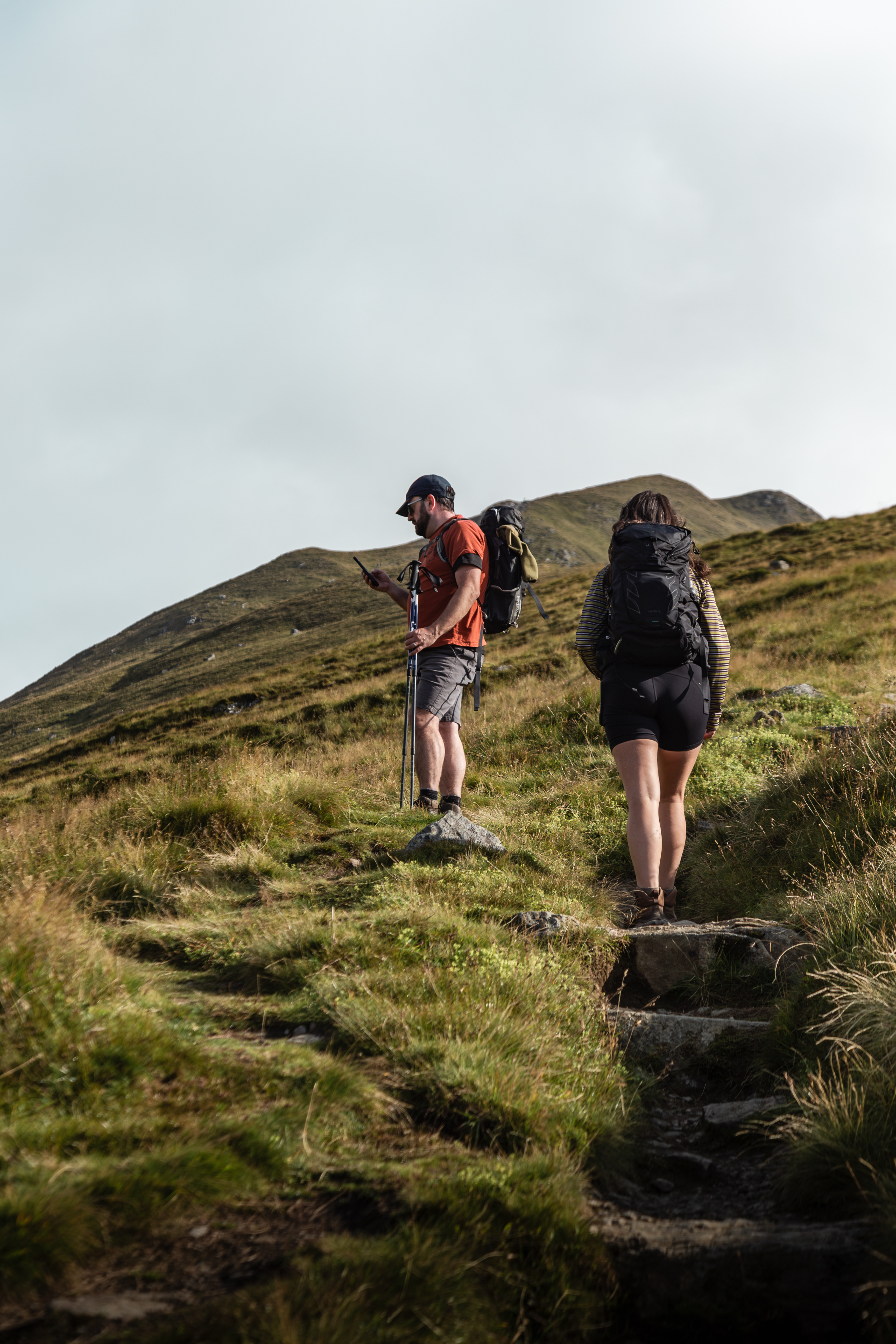 Nick and Kerry on Beinn Ghlas