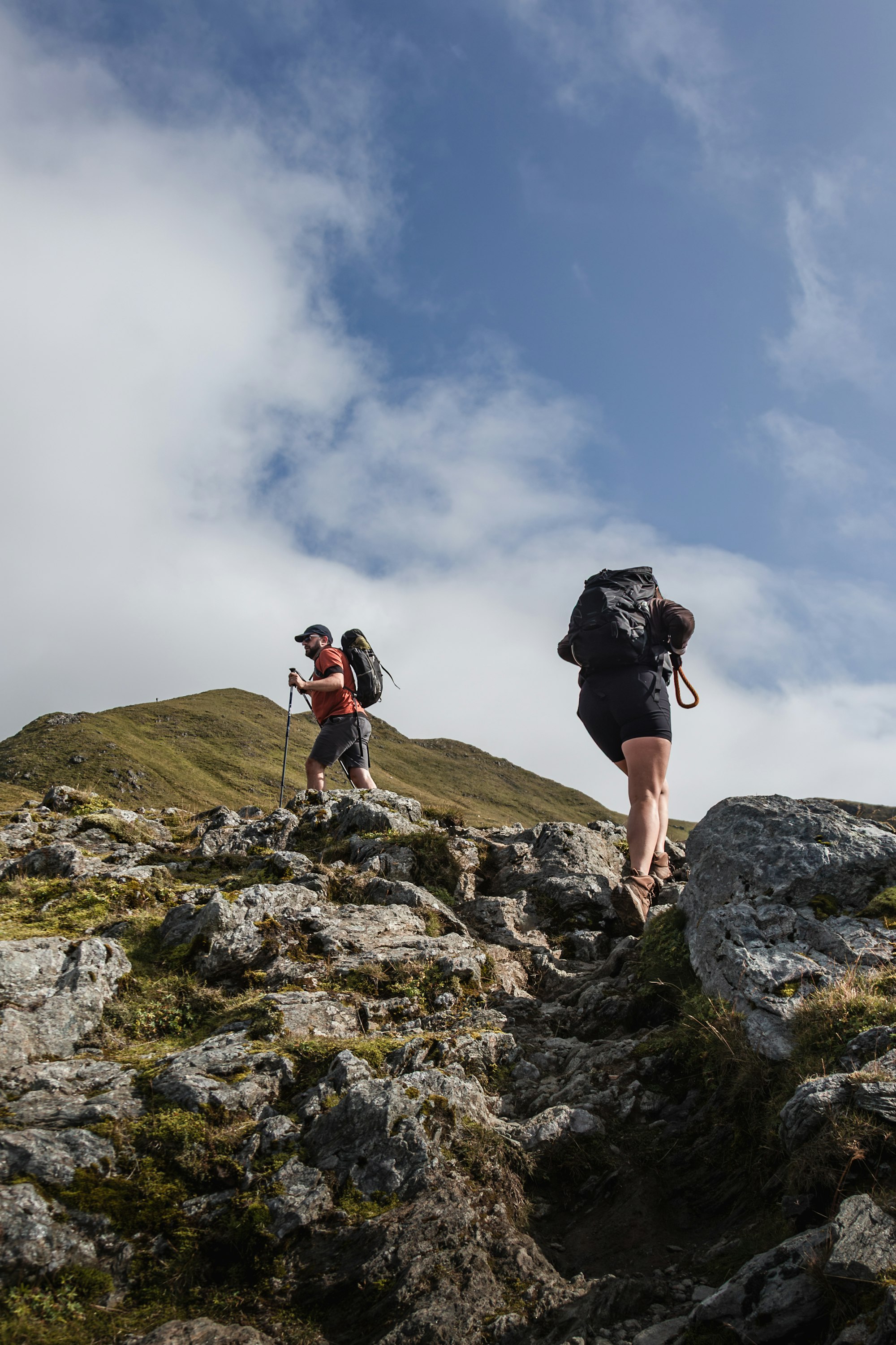 Nick and Kerry on Ben Lawers