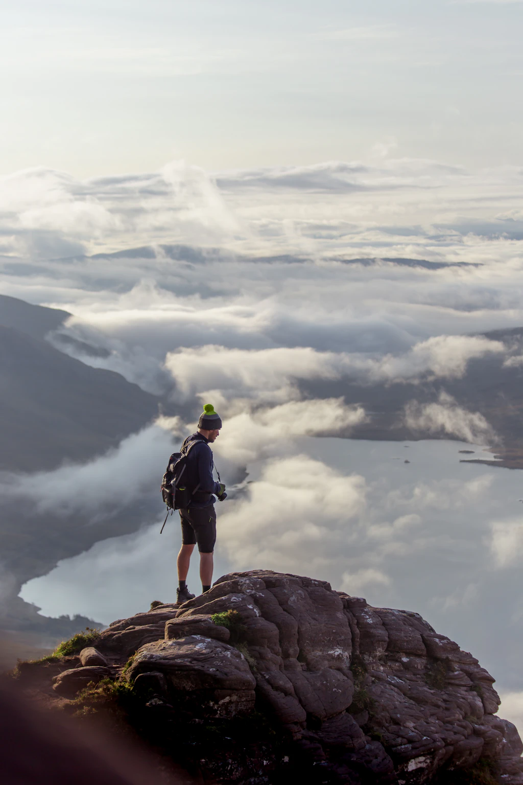 Howard on Stac Pollaidh